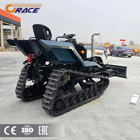 50hp Bulldozer Tiller Multi-Fonction Agricole Cultivateur Machines Machine Agricole Rotatif Jardin Puissance Mini Tracteur Sur Chenilles