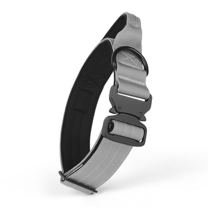 <span class=keywords><strong>Collar</strong></span> de perro personalizado con placa de identificación ajustable de nailon resistente, número personalizado, <span class=keywords><strong>collar</strong></span> de identificación grabado en la hebilla de placa de Metal - Product Image 1