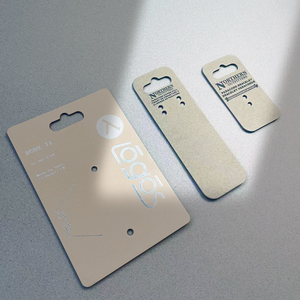 Appendiabiti in <span class=keywords><strong>cartone</strong></span> con logo in carta Kraft da 1000gsm 1200gsm - Product Image 6