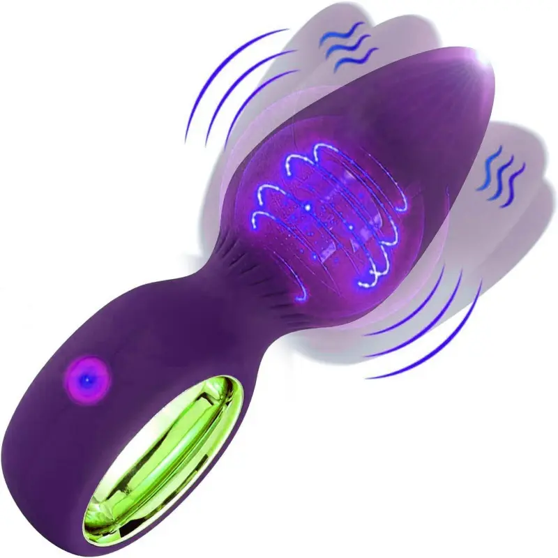 Mr.Shen - Vibrador anal e plug anal para mulheres, massageador vibratório, masturbador, brinquedo sexual para casal, brinquedo sexual