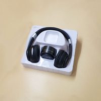 Boîte d'emballage pour casque en blister en PET blanc avec boîte en carton couleur 350 g/m², emballage économique pour casque avec insert blanc