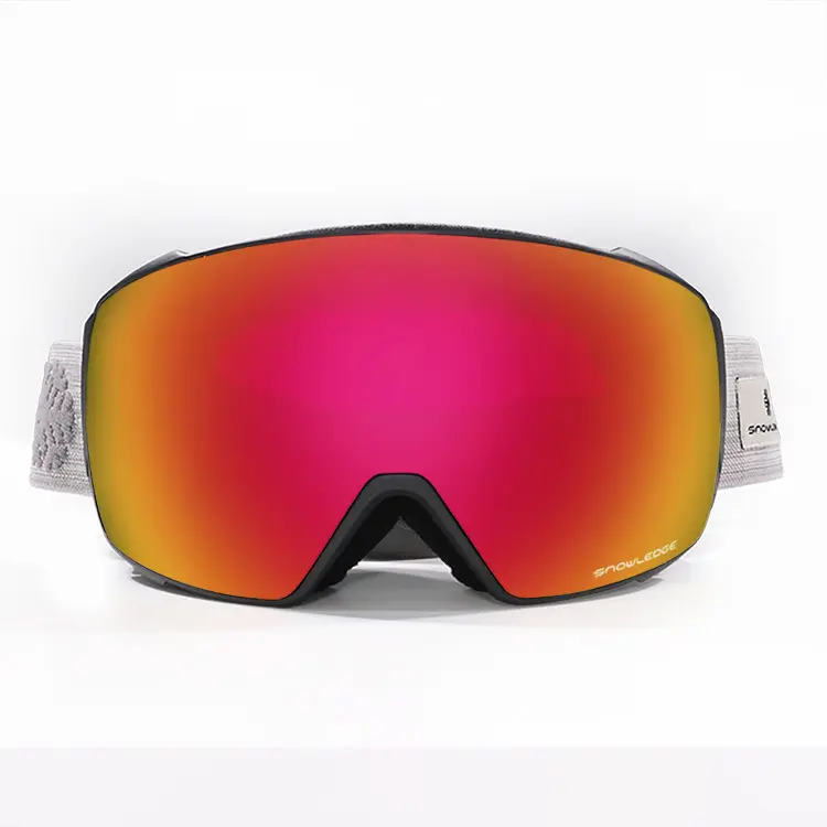 HUBOスポーツ新デザインスキーゴーグル磁気ファッションスノーゴーグルスノーボードグラス