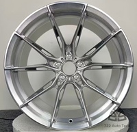 722Auto T6061 Jantes forgées 20-24 pouces 9-12J Concave Profond Poli Argent TUV 5x112/5x114.3/5x120/5x130 pour Audi Q7 Q8 E-tron GT
