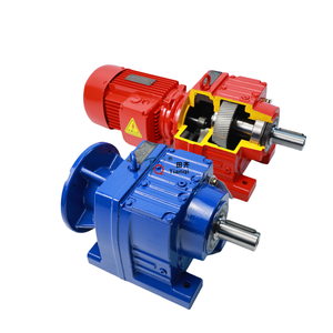Moteur à engrenages coaxiaux série R 0,16-1108 tr/min, 220 V, R17 27 37 47 57, petite boîte de réduction hélicoïdale pour ascenseur - Product Image 3