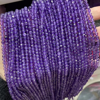 Dernière conception de perles rondes à facettes de 4mm, perles de pierres précieuses en cristal naturel en vrac pour la fabrication de bracelets et de colliers (AB2023)