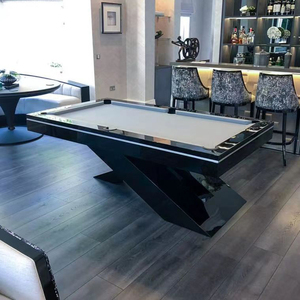 Table de <span class=keywords><strong>billard</strong></span> et de snooker en bois massif de 8 pieds, neuve, pour usage domestique - Product Image 2