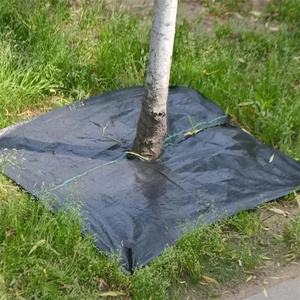 Telo Pacciamante Quadrato 3'x3' <span class=keywords><strong>per</strong></span> Protezione Alberi, Barriera Anti-Erbacce, Tessuto Paesaggistico - Product Image 6