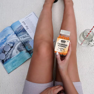 Gomitas Bronceadoras OEM/ODM con Betacaroteno, Astaxantina y Vitamina C, Suplemento para el Pigmento de la Piel, para un Brillo Radiante y Salud de la Piel - Product Image 3
