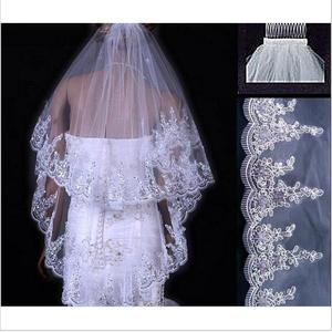 Nouveau voile de mariée long à double couche de style coréen, voile de mariée féerique - Product Image 3