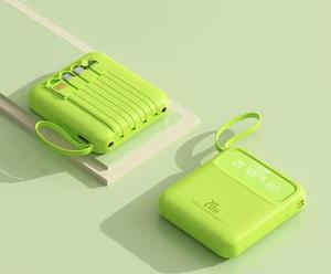 Mini Banco de Energía de 5000mAh con Cable Integrado, Cargador Portátil de Carga Rápida con Certificación 3C, Logotipo Personalizado Disponible - Product Image 5
