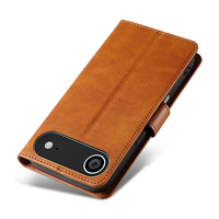 Casing HP Lipat Kulit PU untuk iPhone 17 Air - Penutup Berdiri dengan 3 Slot Kartu, Penutup Magnetik & Cangkang Anti Benturan