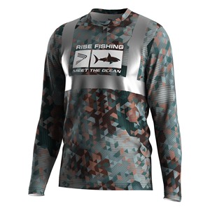 Camisetas de Pesca Nocturna RISE para Hombre, Manga Larga, Protección Solar UPF 50+, con Banda Reflectante para Actividades al Aire Libre - Product Image 5