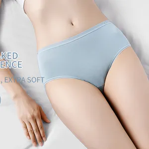 4pcs M-7xl Ladies Modal Cotton High Waist Tummy Control Underwear