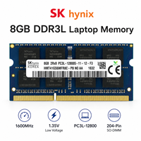 SK Hynix DDR3L 8GB 1600MHz Laptop RAM PC3L-12800S 204PIN SODIMM Memory Module 1.35V Low Voltage in Stock Computer Upgrade