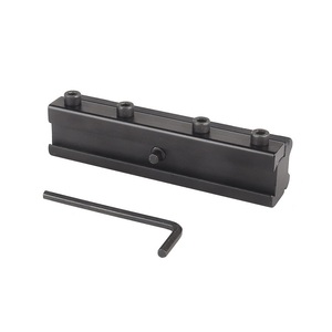 Adaptateur de montage CoyotiSports GFM006 en alliage d'aluminium de haute qualité, multi-couches, noir mat, 11 mm, pour lampe torche et viseur point rouge - Product Image 6