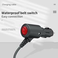 Adaptateur d'alimentation pour voiture Starlink Mini, prise allume-cigare vers câble DC 16AWG, interrupteur marche/arrêt, transformateur élévateur 12V/24V vers 30V 3.5A