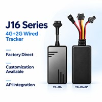 Traceur GPS Filaire 4G+2G GSM/GPRS Série J16 Direct Usine, Personnalisation OEM ODM, Intégration API pour Suivi de Véhicules et PC