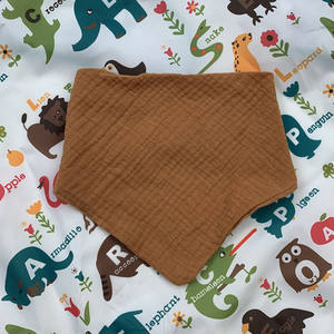 مريلة أطفال حديثي الولادة سهلة التنظيف وقابلة للغسل، منشفة لعاب ناعمة، قماش تجشؤ للرضع مع زرين للأكل - Product Image 6