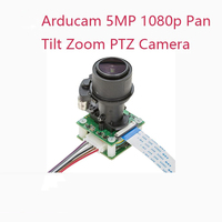 Ahududu Pi 4/3B +/3 için modül 5MP 1080p Pan Tilt Zoom PTZ kamera