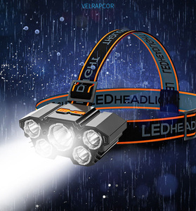 <strong>LED</strong> Five-Headlight Work <strong>Mining</strong> Lamp Ultra-Long Endurance Night Fishing Headlight Strong Light Waterproof IP65 for Outdoor Use - Product Image 6