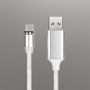 Tkt Micro Type-C USB Sạc Cáp Hot Bán Phát Sáng Tối LED Từ Tính Tương Thích Điện Thoại Thông Minh Máy Tính Sạc Loại - Product Image 4