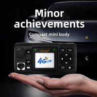 Radio Móvil Android Resistente 4G/LTE con Tarjeta SIM, Walkie Talkie con Rastreo GPS, Mini Radio Móvil para Auto de Largo Alcance para Flotas