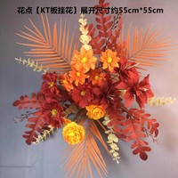 Une variété de combinaisons de couleurs de fleurs artificielles, personnalisation artisanale haut de gamme, fleurs pour paysages de mariage