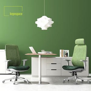 Chaise de bureau exécutive ergonomique en maille KEPO au design moderne avec appuie-tête réglable et soutien lombaire réglable, chaises de bureau à domicile - Product Image 3