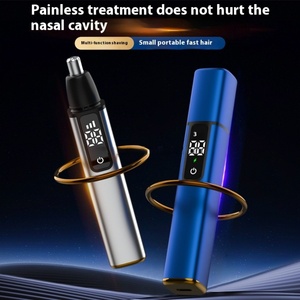 Tondeuse électrique portable pour poils du nez, rechargeable par USB, kit de soin et de nettoyage des poils du visage sécurisé - Product Image 3