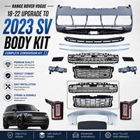 Kit carrosserie SV 2023 pour Land Rover Range Rover Vogue 2018-2022, comprenant feux arrière, pare-chocs avant, calandre et caches de feux antibrouillard