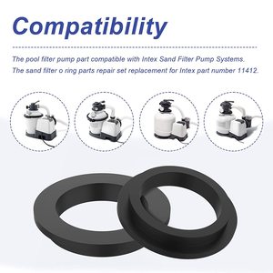 Joint torique en caoutchouc pour pompe de filtre de piscine, pièce de rechange pour moteur de filtre à sable Intex, paquet de 4, 11412 - Product Image 4