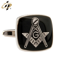 Mancuernillas Masónicas Personalizadas de Latón de Alta Calidad en Oro y Plata para Hombre