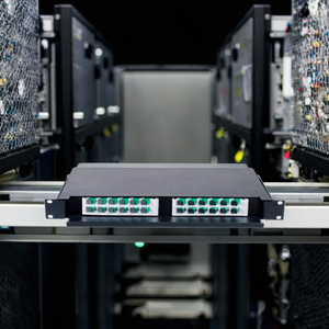 KEXINT 1U 광섬유 패치 패널 ODF 48 포트 랙 장착 캐비닛 좋은 품질 19 인치 캐비닛 공장 가격 - Product Image 1