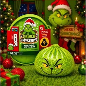 Juguete Blandito de Navidad Grinch Mystery Dumplings TPR de Rebote Lento, Caja Sorpresa, Juguete Antiestrés Fidget, Set de Regalo al por Mayor - Product Image 4