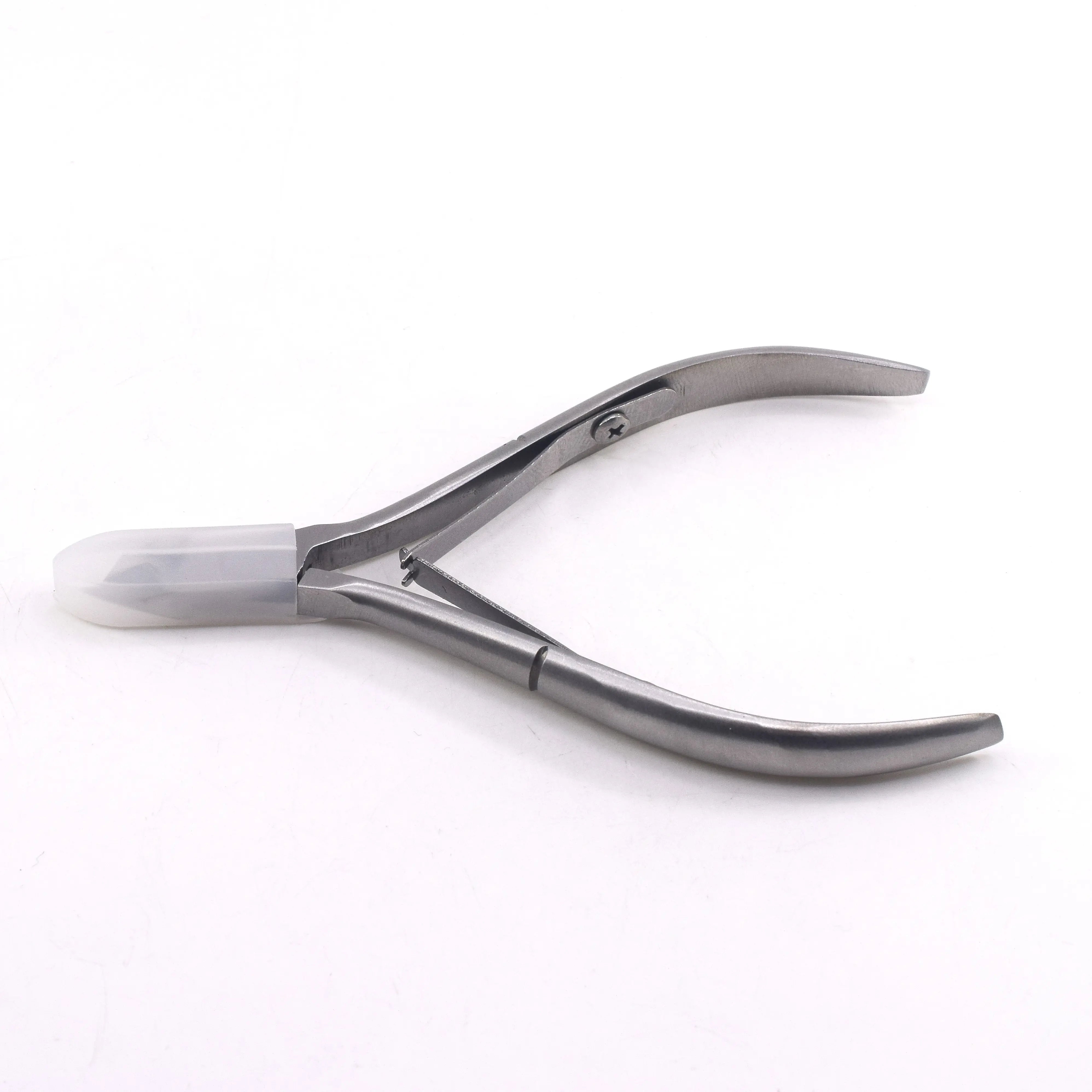 French Silver Personalized Cuticle Pusher Sharpening Custom Logo Beauty Tool Wholesale Stainless Steel Toe Nail Nippers Foot