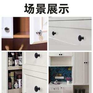 Furniture Handle And <b>Knob</b> Round Zinc Alloy Single Hole Cabinet <b>Drawer</b> Door Modern Durable - Product Image 3