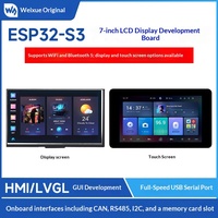 ESP32-S3 Papan Pengembangan Layar Sentuh Kapasitif 7 Inci Antarmuka Serial USB Resolusi 800480 Sentuhan Lima Titik Wi-Fi