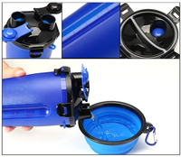 Bols à boire en plastique pour chat, alimentation pliable, nouveaux accessoires pour animaux de compagnie, bouteilles pour chiens, tasse Portable, bol pour chien, ensemble bouteille d'eau pour chien