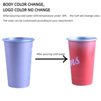 Gobelet isotherme personnalisé avec logo, design moderne, tasse à expresso de camping, tasse à bière en aluminium changeant de couleur