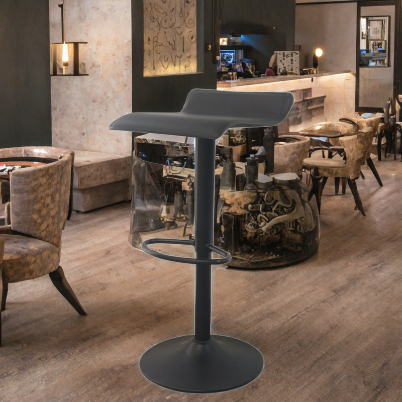 Modern Industrial Style Swivel Bar Stool