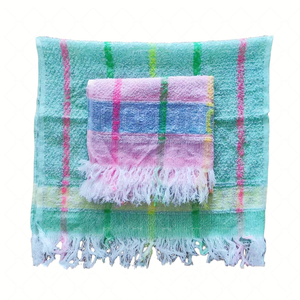 <span class=keywords><strong>Serviette</strong></span> de toilette en microfibre personnalisée, jetable, à séchage rapide, jacquard, pour pèlerinage, OEM, en polybag, couleur unie, pour musulmans, vente en gros - Product Image 1