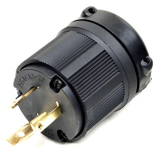 שחור אמריקאי 20a 125v נחושת חיווט נימה L5-20P L5-20R טוויסט נעילה שקע מחבר תעשייתי עם נעילה תכונה - Product Image 2