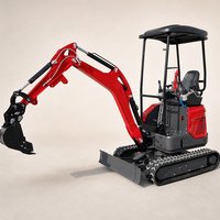 Mini Excavadora Hanhui de 2.0 Toneladas de Peso Operativo, Mini Excavadora de Orugas, Maquinaria para Movimiento de Tierras, Mini Excavadora en Venta con Cabina