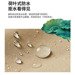 Customized Canvas Apron Navy Blue Waterproof Cross Back Strap For Restaurant Bar Staff Uniforms - Product Image 2