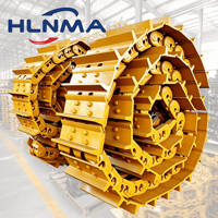 Groupe de chenilles pour bulldozer Caterpillar D9R D9T, pièces de train de roulement, assemblage de maillons de chaîne de chenille 1995525, 7T2276/7T2275