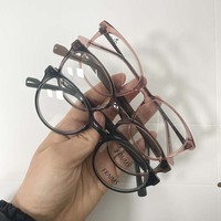 Monture de lunettes optiques unisexe transparente en acétate, faite à la main, nouvelle collection, à monture complète, protection oculaire, livraison rapide