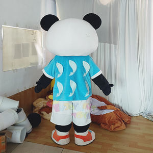 Godimento professionale della fabbrica MOQ 1 pezzo su misura Panda Costume da mascotte per adulti dimensione personaggio animale divertente per affari Cosplay - Product Image 4