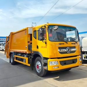Camion compacteur de déchets diesel Dongfeng 4x2 |   Nouveau camion à ordures compacteur à transmission manuelle, norme Euro 3 - Product Image 1