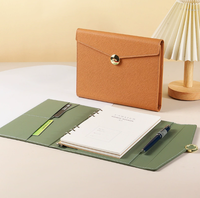 Carnet en cuir PU de luxe au design élégant pour usage professionnel, personnel et éducatif
