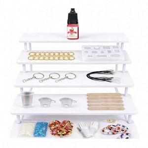 Handmade Accessories <b>Resin</b> Jewelry Making <b>Kit</b> with Transparent Hard Cure UV Light Mold Tools for Creative Crafts Model Keychain - Product Image 2